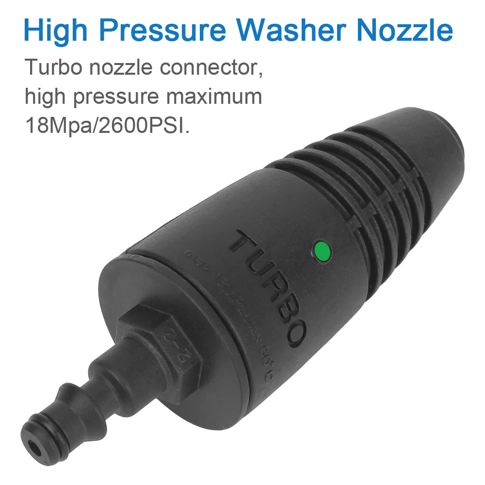 Spray for Karcher Lavor Comet VAX Auto Accessories High Pressure Washer Turbo Nozzle Car Wash Quick Realse Connector MAX 18Mpa - view 2