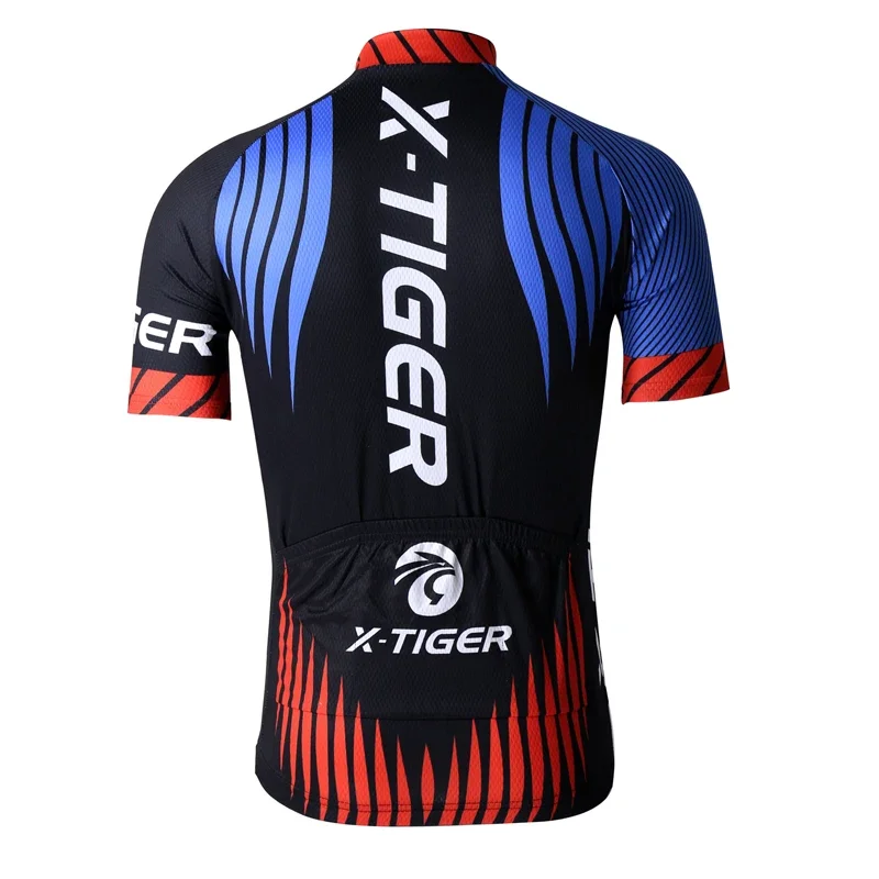 X-TIGER Cycling Jersey Men Mountain Bike Clothing Quick-Dry Racing MTB Bicycle Clothes Uniform Breathale Cycling Clothing Wear