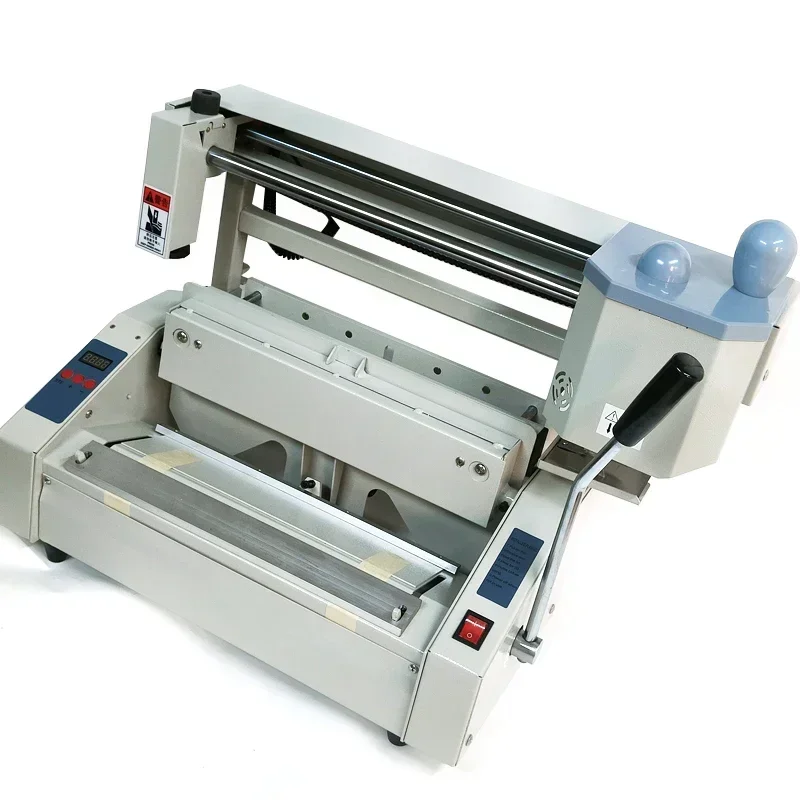 Binding Machine Desktop Hot Melt Glue machine manual book of glue binding machine