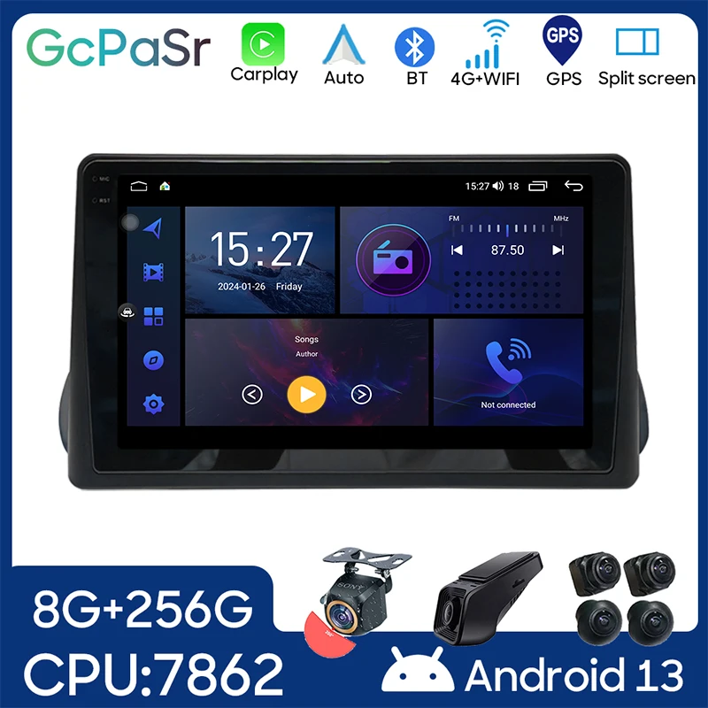 Android Auto For Fiat Egea Tipo 2016 - 2020 Car Radio Head Unit Video Player Multimedia GPS Navigation Carplay WIFI No 2din DVD