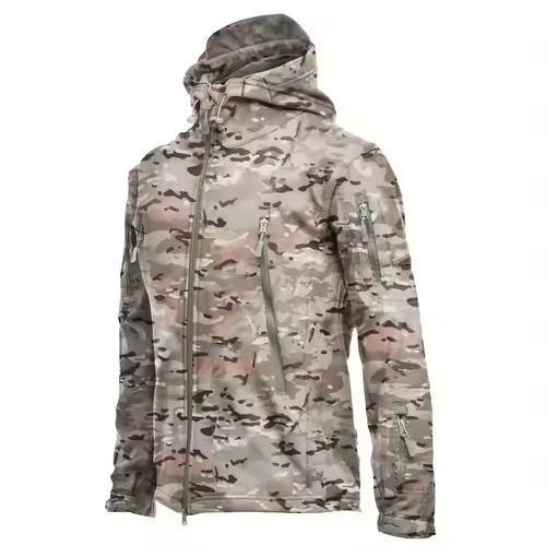Military Shark Skin Soft Shell Jackets Men Tactical Windproof Waterproof jacket men Army Combat Jackets Mens Hooded Bomber Coats - Image 5