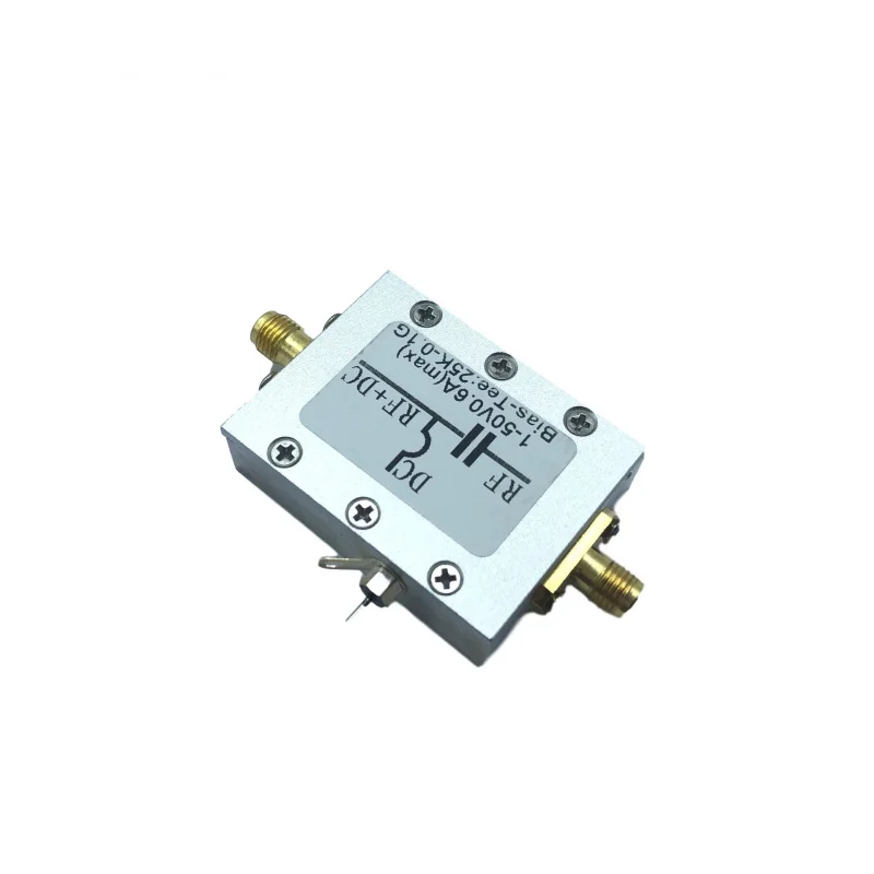 RF DC Break Device Biasing Device Coaxial Feed Bias Tee 25K-100MHz　Low Insertion Loss HF AM