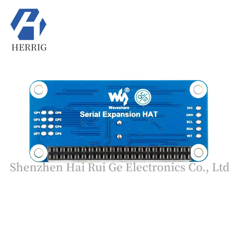 Raspberry Pi 4B/3B/Zero W Serial Expansion Board Module with Onboard SC16IS752 I2C Interface