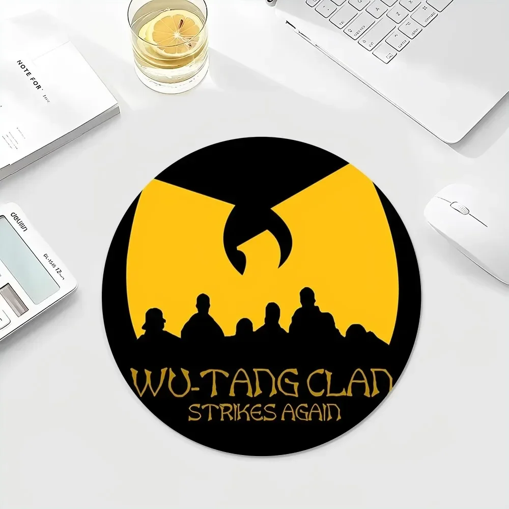 Wu T-TANG Floor Mat INS Tide Round Keyboard Mat Table Mat Students Cabinet Gamer Desktop Mousepad Cup Mats Deskpad Home Decor