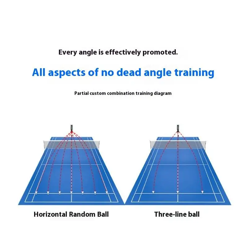 Peteca for shooting practice, remote control, automatic service, badminton training equipment for player