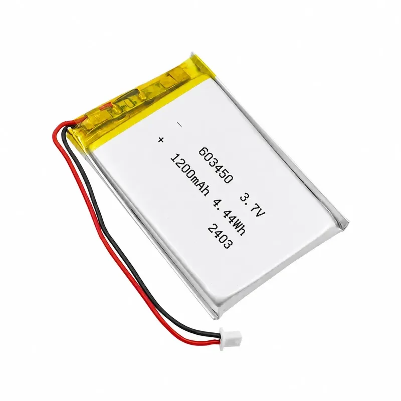 for 603450 1200mAh 3.7V Rechargeable Polymer Lithium Battery for Bluetooth Speaker Beauty Instrument Wholesale Manufacturer