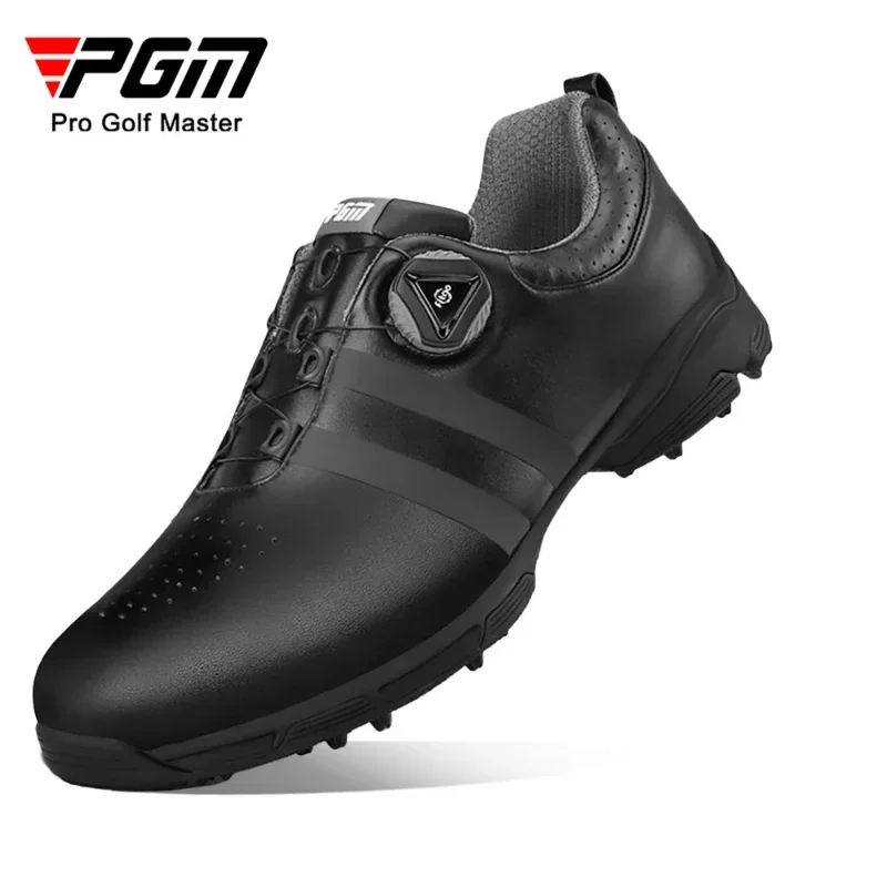 PGM XZ186 Waterproof Sneakers Mens Golf Shoes Breathable Fitness Training Golf Shoe Man Non-Slip Rotating Buckle Golf Trainers