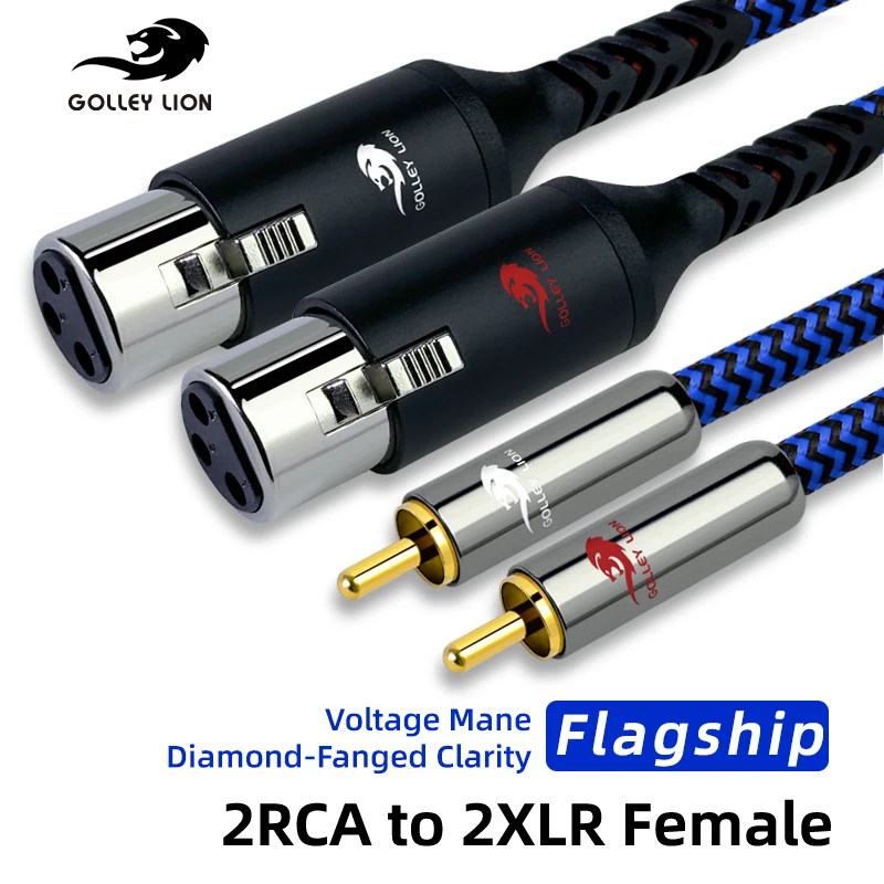 2RCA To 2XLR Female…