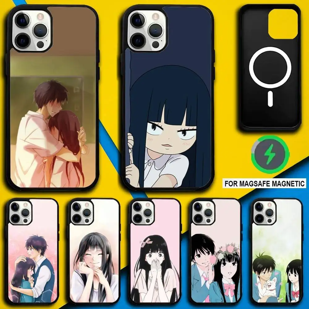 

Чехол для телефона K-KimiS N-Ni Anime Todoke для iPhone 17,16,15,14,13,12,11, Pro, Max, Plus, Mini, SE4, E с магнитной беспроводной зарядкой Magsafe