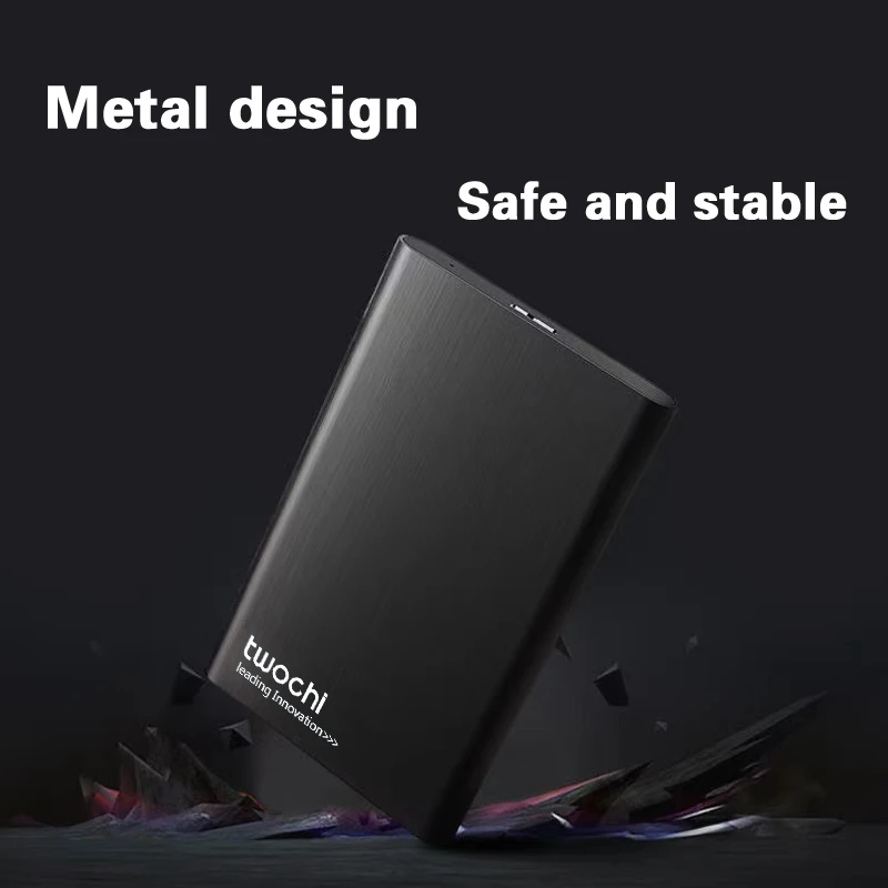 TWOCHI' External Hard Drive Disk USB3.0 Portable HDD,1TB Compatible with /Xbox 360/PS4/Mac/Tablet/PC, Easy Use usb flash drive