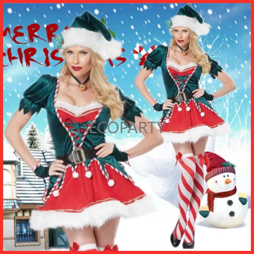 

Christmas Old Costume Cute Green Christmas Tree Party Gathering Stage Wear Japanese and Korean Costume Dress for Women Girls 20