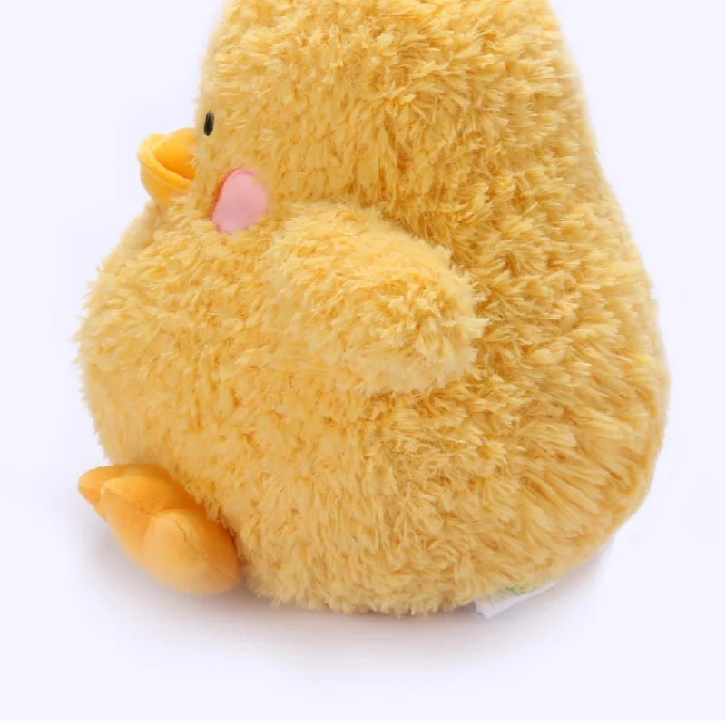 Yalishan 오리 인형 베개와 잠자는 인형 생일 선물과 동일한 소리의 Kawaii 오리 플러시 인형 장난감