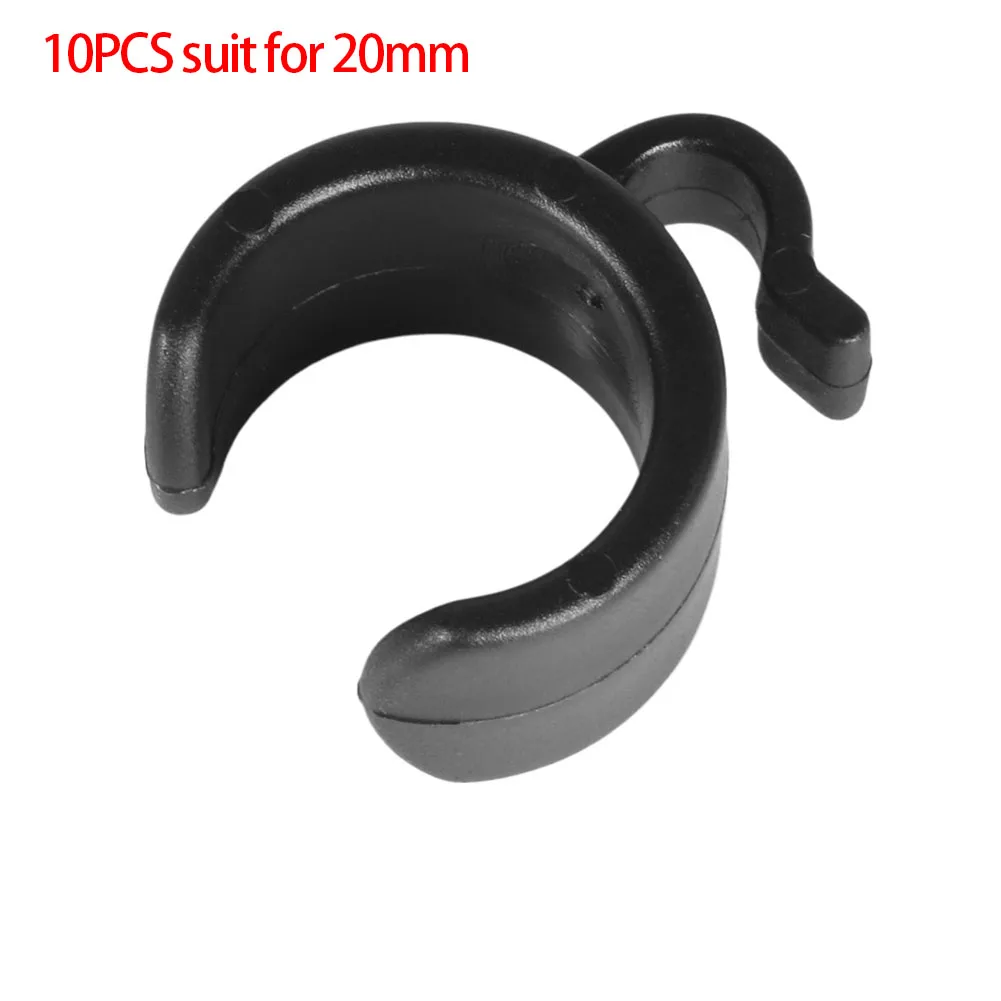 10Pcs Plastic Mic Cable Clips Stand  Cable Clamps For Smartphone Cables Clamps ABS Mic Cable Clips Pro Audio Equipment Stands