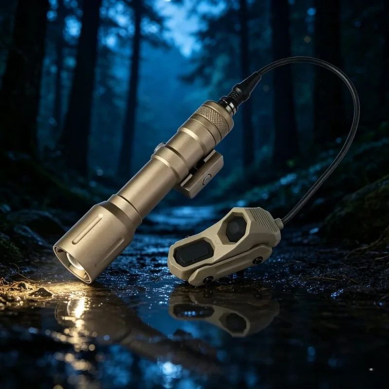 PLH‑V2 Multi‑scene Alloy Hand Torch AX Mouse Tail Long‑short Flashlight High Bright Burst Flash Emergency Search Light