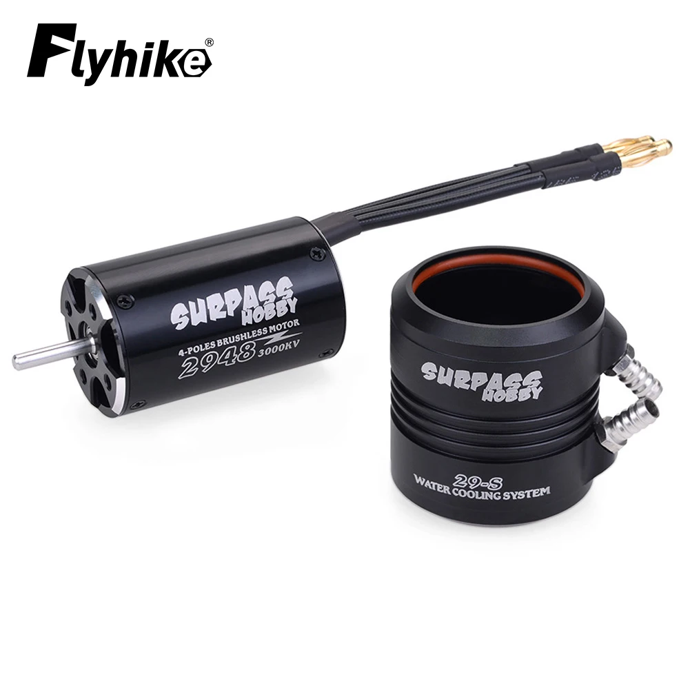 SURPASS HOBBY 2948 3000KV / 2958 4800KV / 2968 2800KV / 3660 3500KV / 3670 2280KV Motor w/ Water Cooling Jacket  For RC Boat