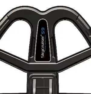 Novo detector de metais de ouro de longo alcance skycruiser s9 detector profissional completo à prova d'água bateria de lítio de metal via detector de ouro
