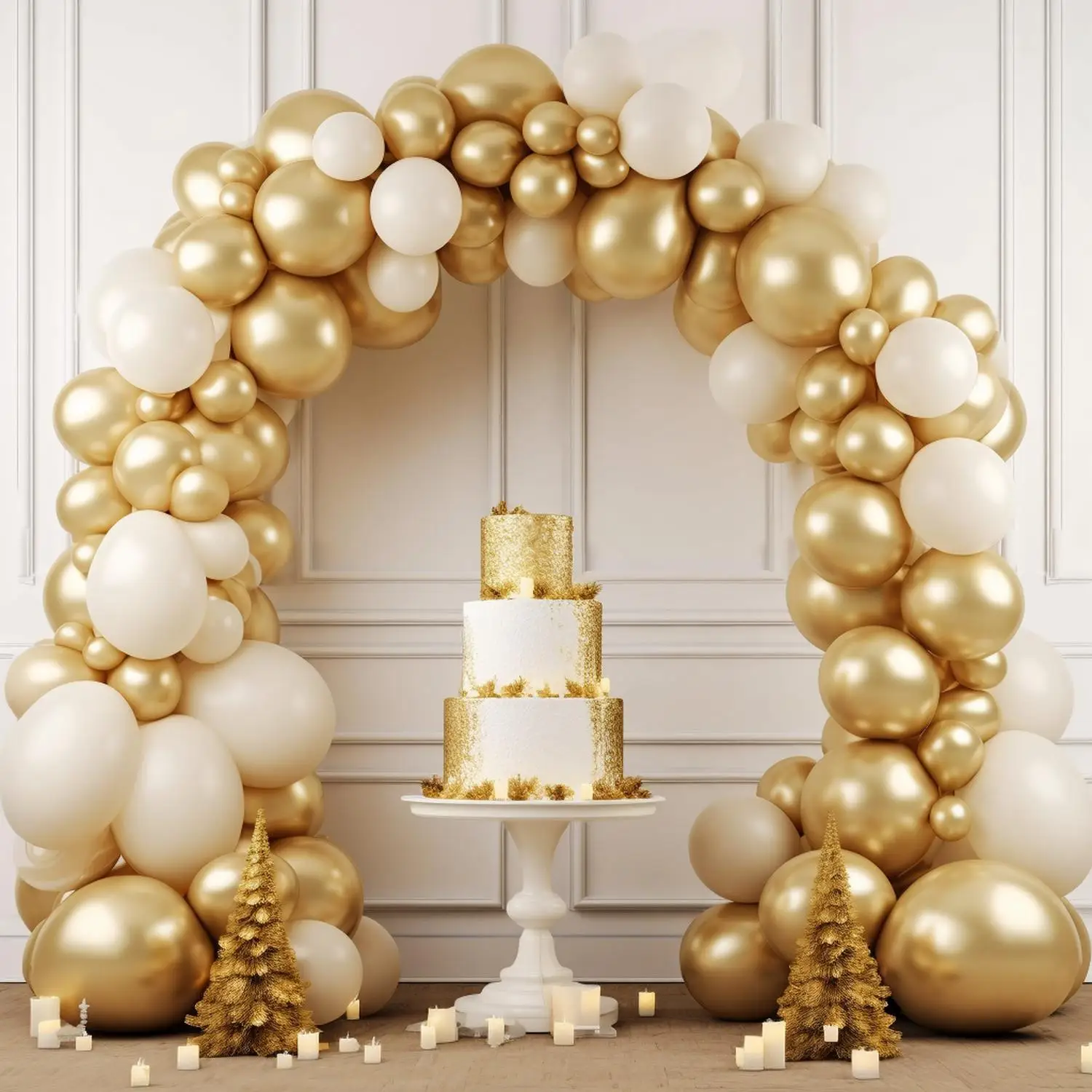 

Набор из 132 шт., 12 дюймов, золотые латексные шары для дня рождения, дня рождения, латексные шары, воздушные шары на день рождения, растяжки, украшения для вечеринки