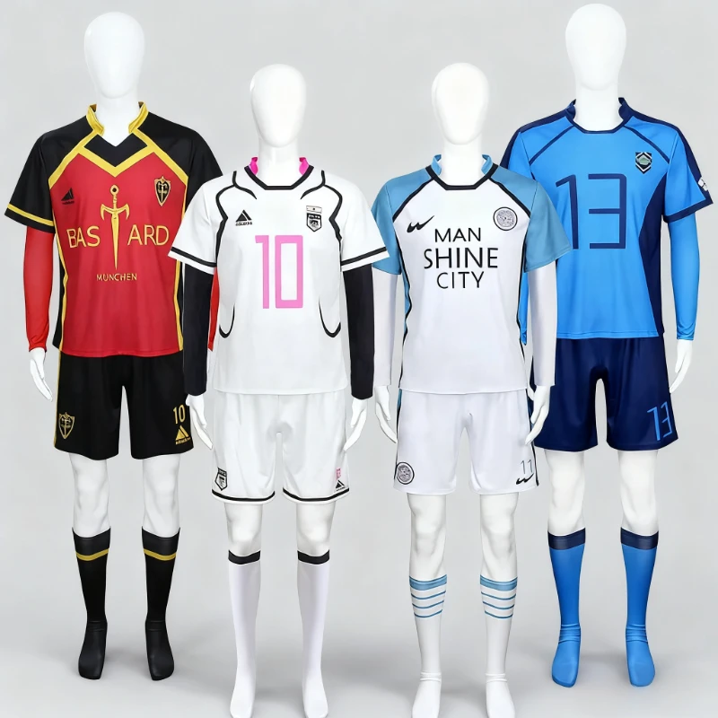 

BLUELOCK аниме косплей Джерси синяя форма футбольный комплект Yamamoto Isagi Bachira костюм на Хэллоуин для мужчин и женщин спортивная одежда подарок фанату