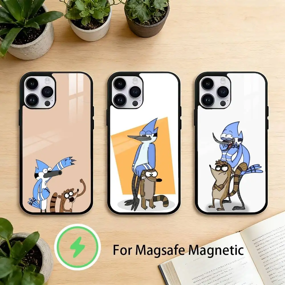 

chill slacker mordecai Phone Case For iPhone 17,16,15,14,13,12,Plus,Pro,Max For Magnetic Wireless Charge