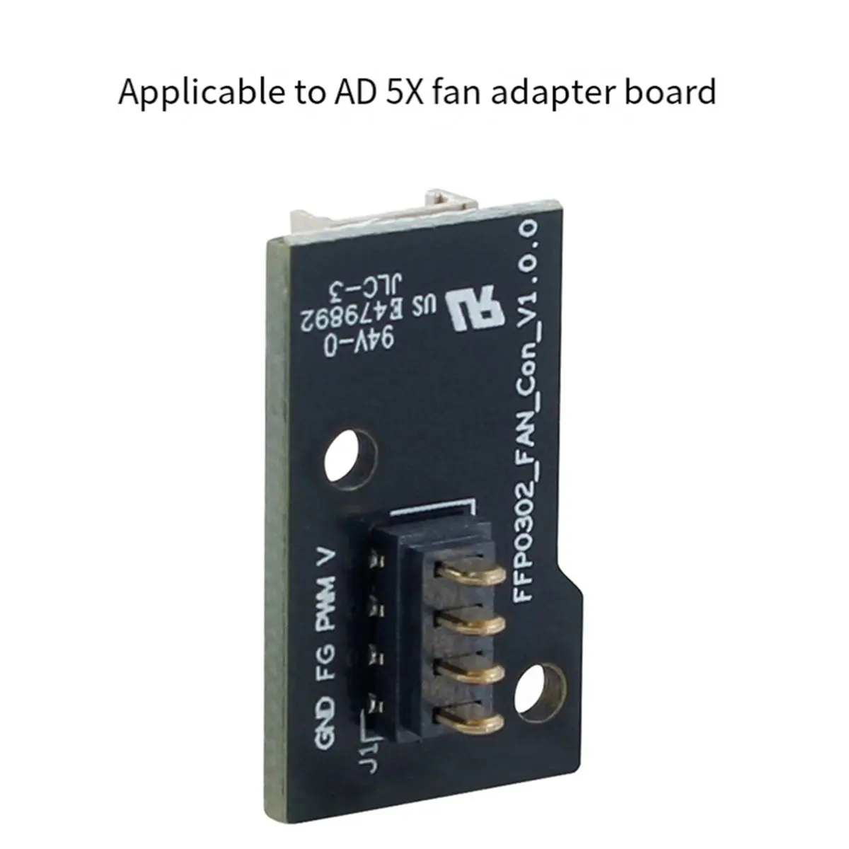 BAAQ 3D Printer Accessories for AD5X Extrusion Head Cooling Fan Adapter Board