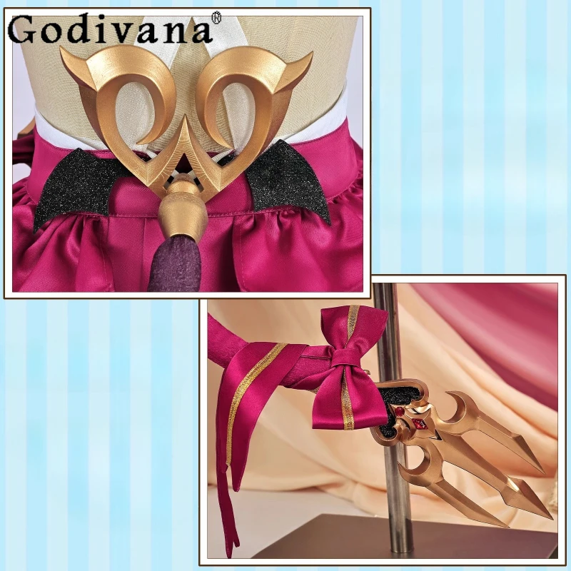 Tail Hat Headwear Accessories Outfit Dress Women Carnival Halloween Animation Dress Set Girls Sweet Party Wig Prop Suits