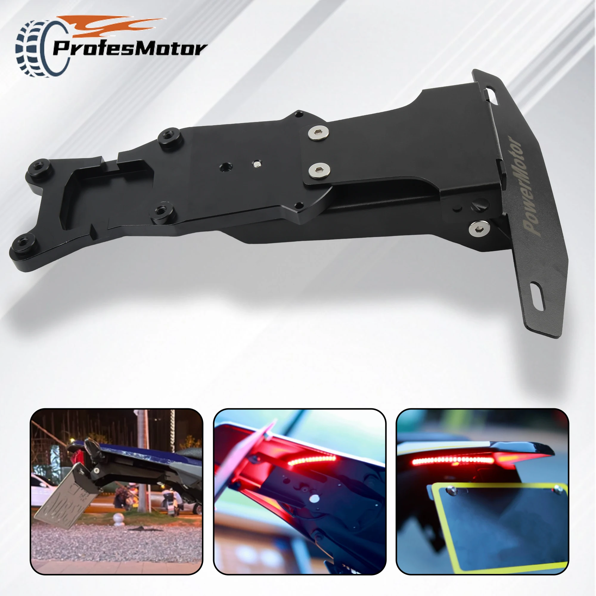 

For Surron Ultra bee Motorcycle Quick Release Rear License Plate Tail Light Holder Tidy Fender Eliminator Motocross ElectricBike
