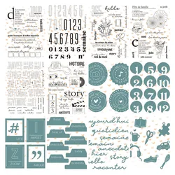 Background  Clear Stamp Seal For DIY Scrapbooking Photo Album Decorative A6556