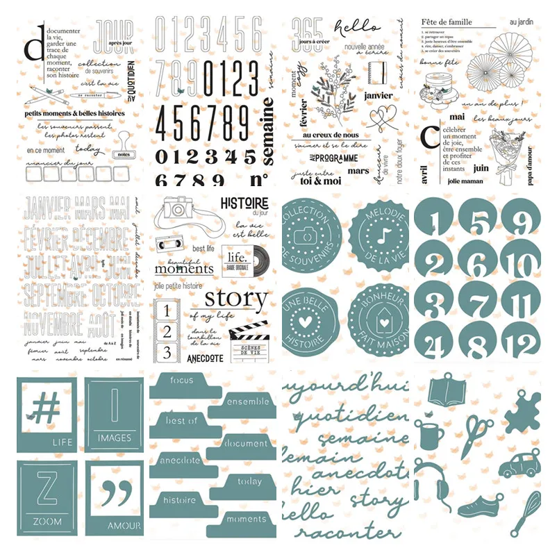 Background  Clear Stamp Seal For DIY Scrapbooking Photo Album Decorative A6556