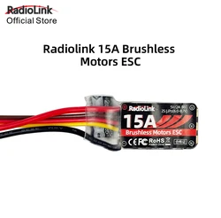Radiolink RE15A 2S ESC Speed Controller Built in 5V/2A BEC for Brushless Motors RC Airpane Fixed Wing A560 SU27 D460 Aircraft