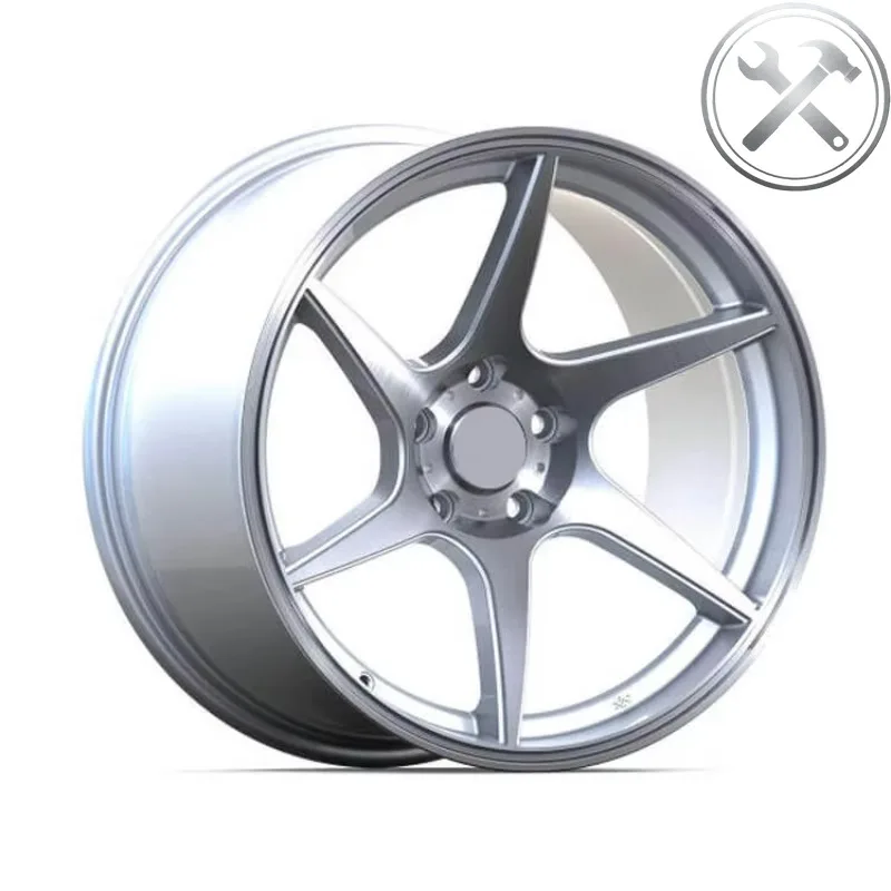 

6 Spokes Aluminum Alloy Forged Wheel Rims 16-19 Inch 5 Holes 5x100 1143 Universal Auto Parts