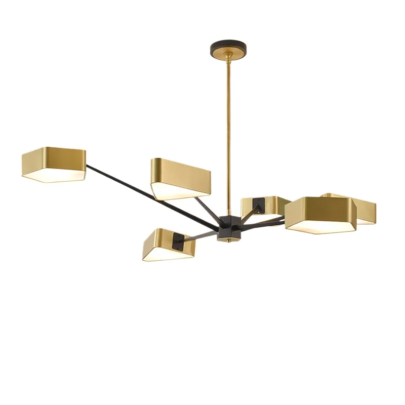 

Geometric lamp Modern minimalist design Villa living room dining room bedroom chandelier