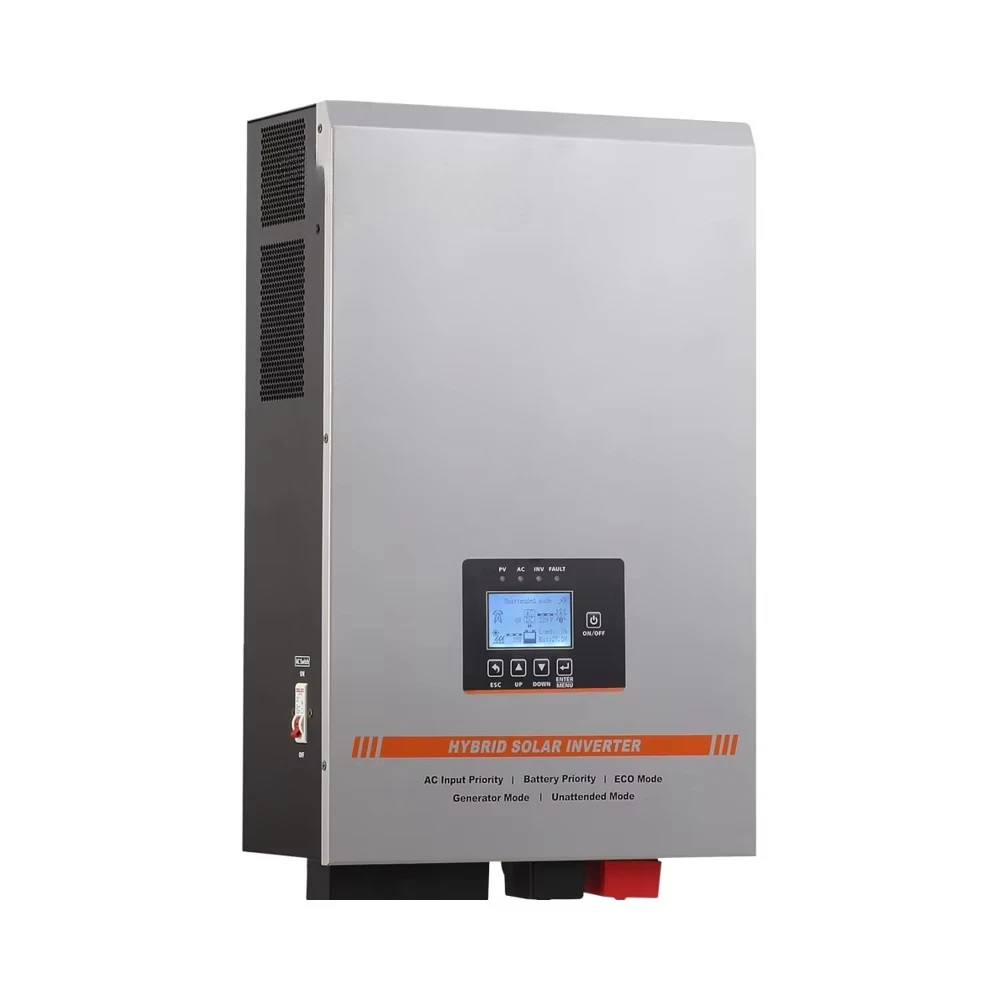

5000W 48v Hybrid Solar Inverter 120V/240v Single Phase 60Hz Low 6kw 100A MPPT Solar Controller Pure Sine Wave Split
