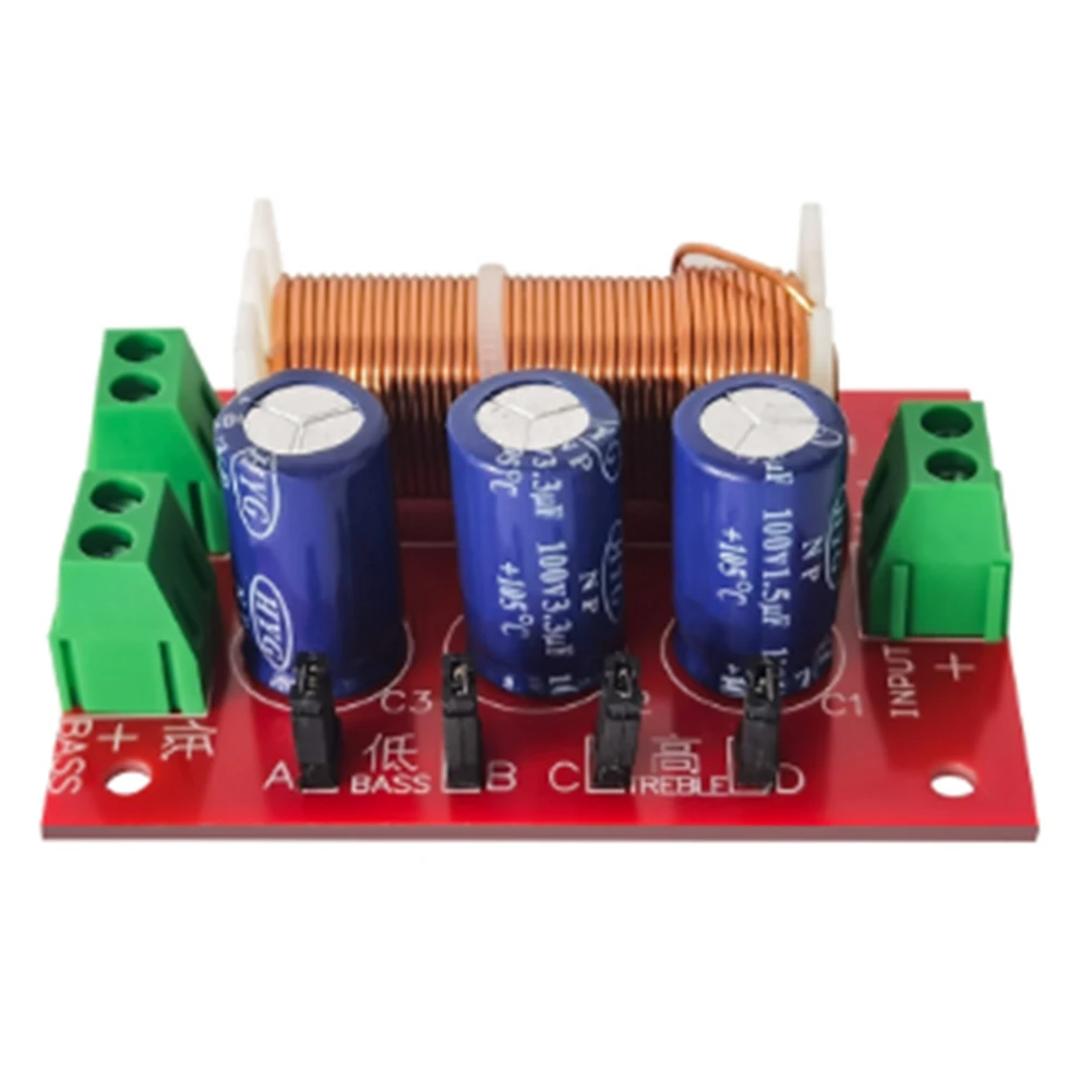 【~ New Y24A】Audio Speaker Frequency Divider 400W HiFi Speaker Modification Upgrade Board Full Range Treble Welding Free