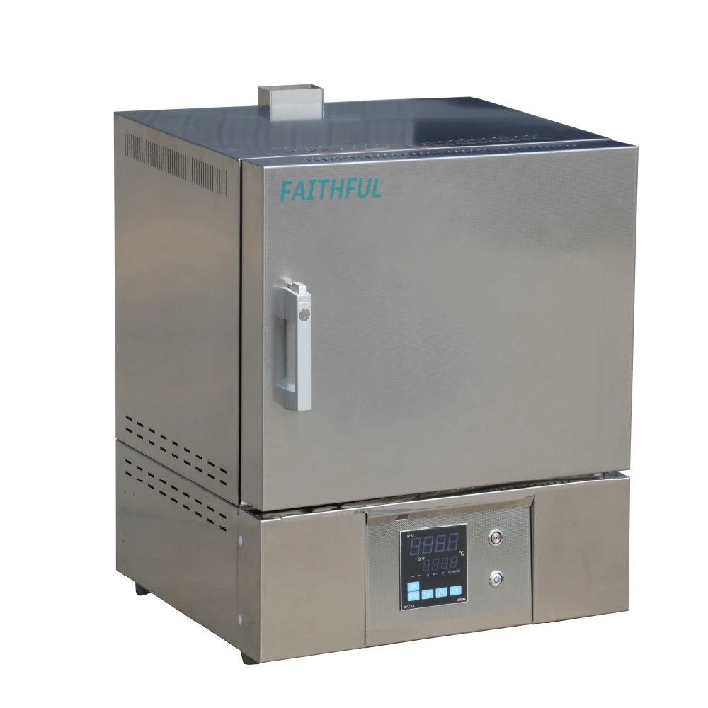 COOFULL Stainless Steel Laboratory Electrical Resistance Ceramic Fiber Muffle Furnace