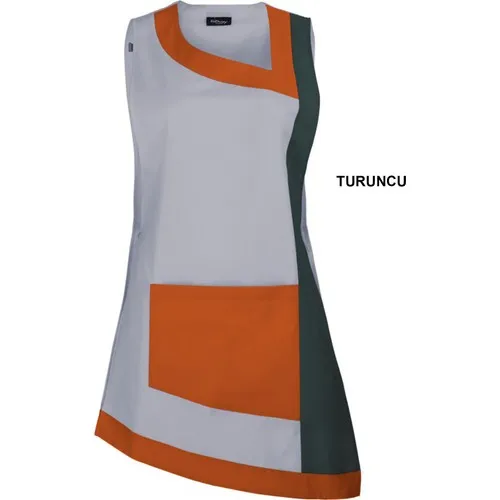 Medusa Forma Bib Apron Chef Barista Cook Barber Tattoo Waiter Apron Orange