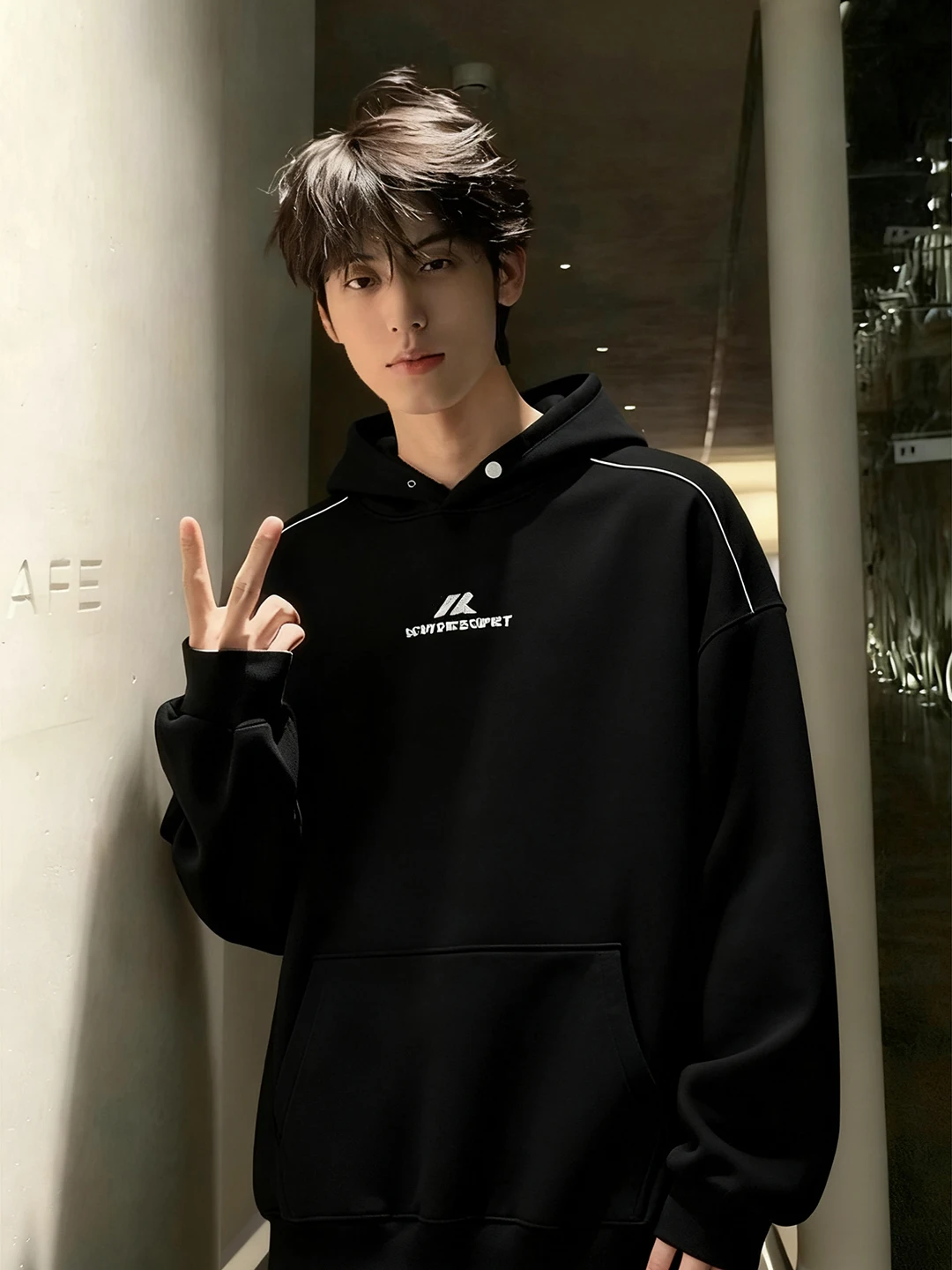 

Heavyweight 420g Men's Hoodie Sweatirt Thiened Fce Jaet American Sle Autumn Winter Youth Casual Comfortable Hat irt