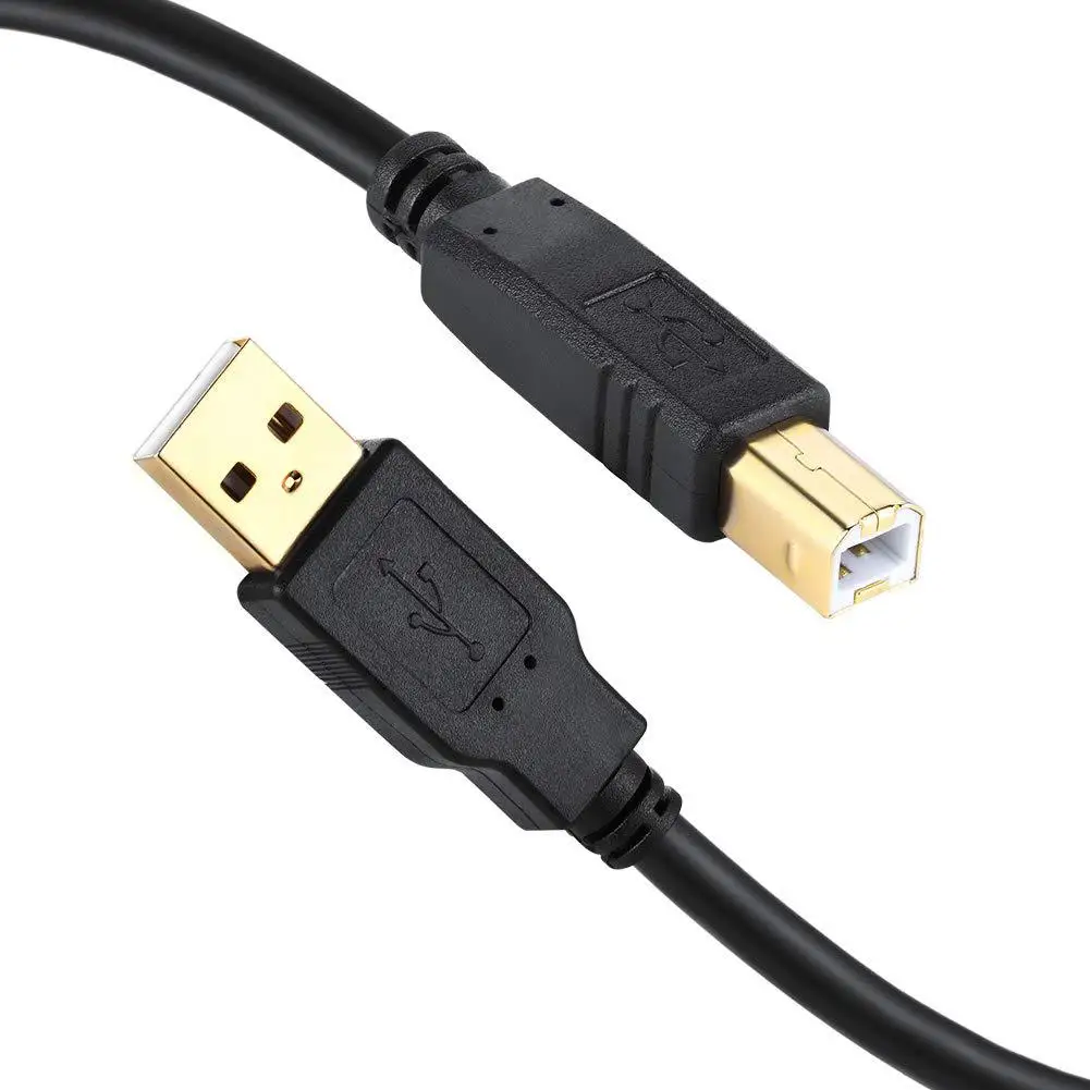 3M USB2.0 Print Cable USB 2.0 Type A Male To B Male Sync Data Scanner Cable for HP Canon Epson Printer