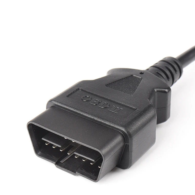 Extension Cord Male To 16 Pin Female OBD II Connector OBD2 Extension Cable OBD2 16 Pin ELM327 Car Scanner Convert Adapter