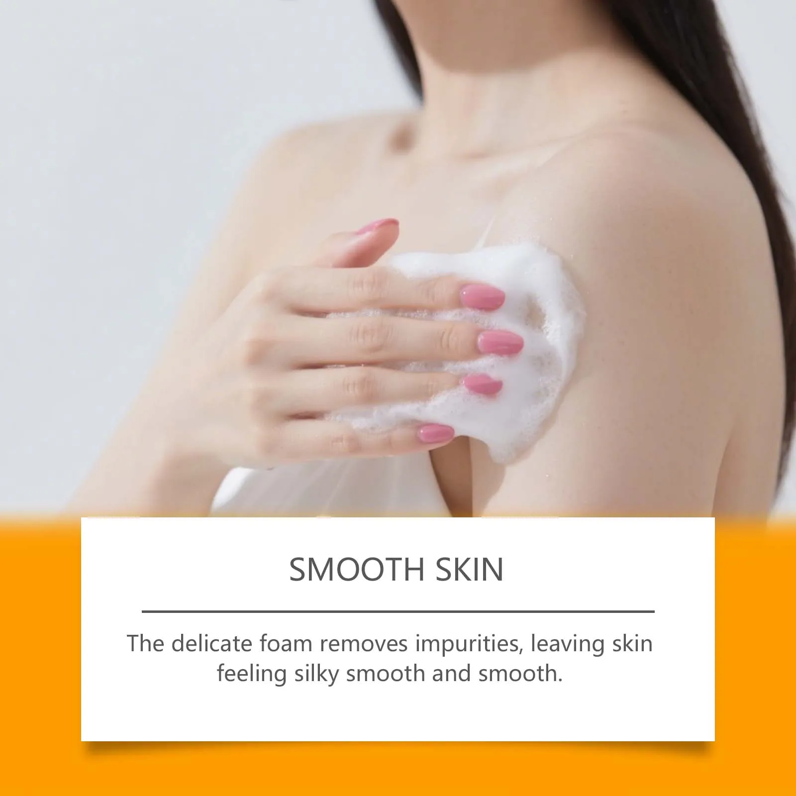 البرسيمون المعطرة قالب صابون الجسم للبشرة الجافة ترطيب لطيف المطهر الشتاء العناية بالبشرة طويلة الأمد العطر حمام فاخر