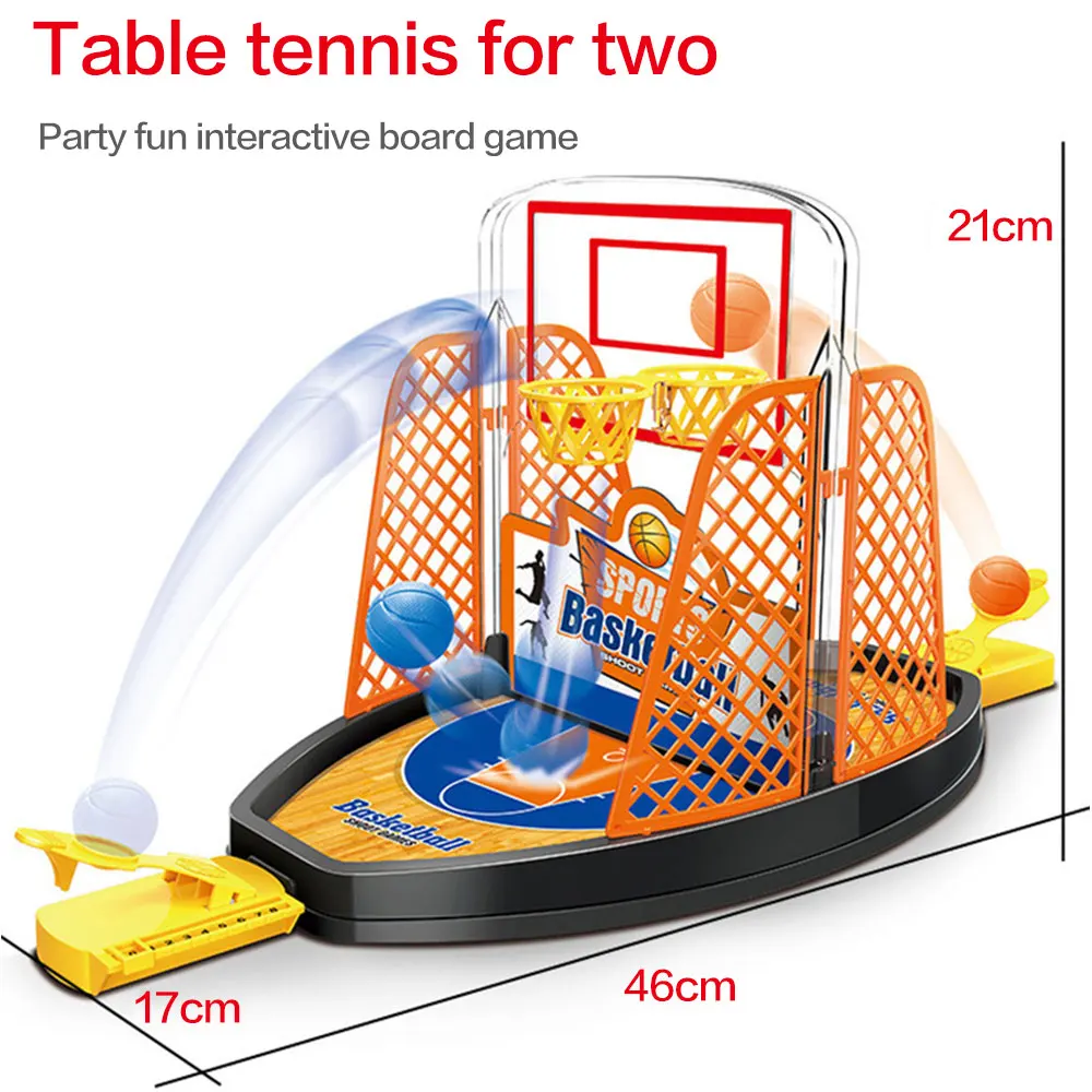 Desktop-Basketball-Spiele Mini Finger Korb Sport interaktive Tisch Schlacht Spielzeug Brett Party Spiele Spielzeug für Jungen Geschenke