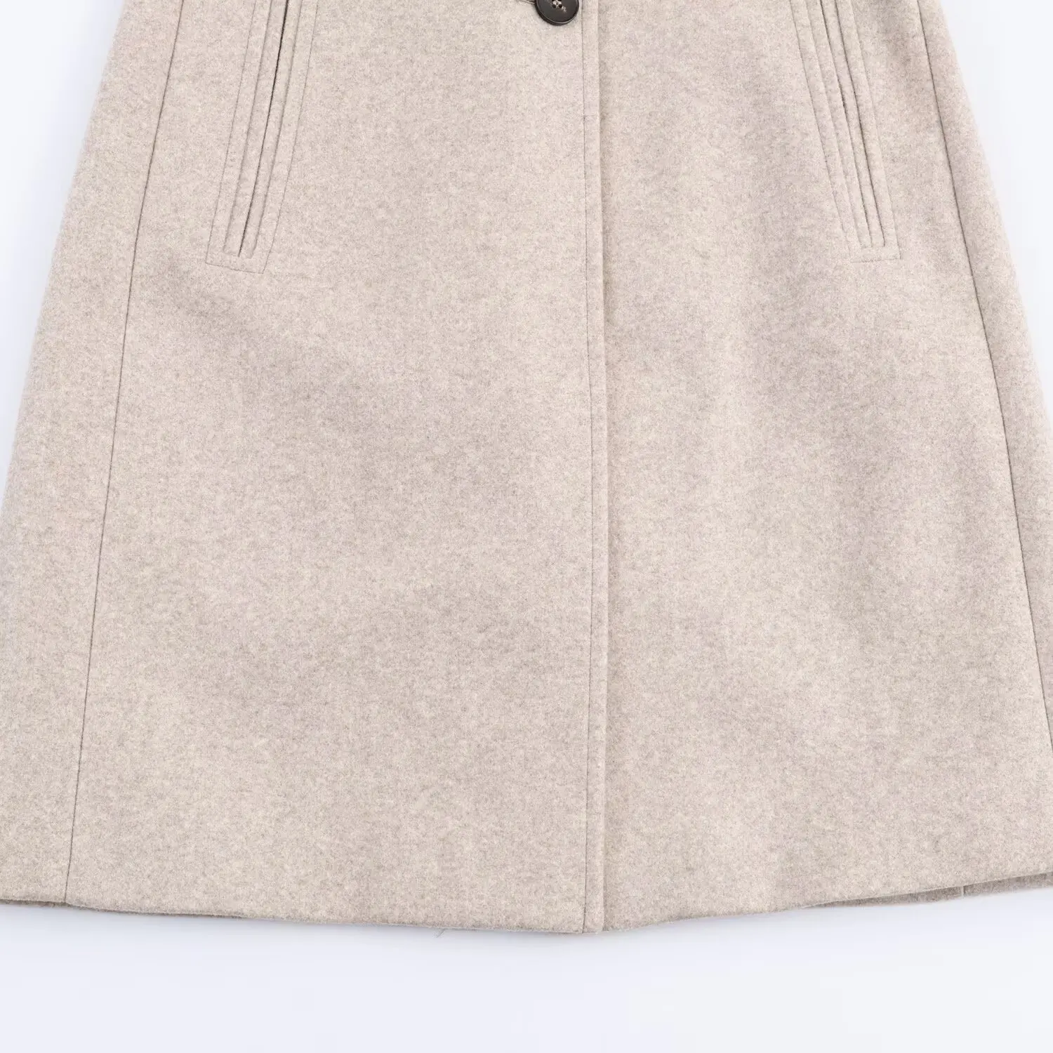 KONDALA Chic 2025 mujeres Vintage abrigos elegantes botones cuello vuelto hombro acolchado Borgoña ropa de calle otoño abrigos casuales