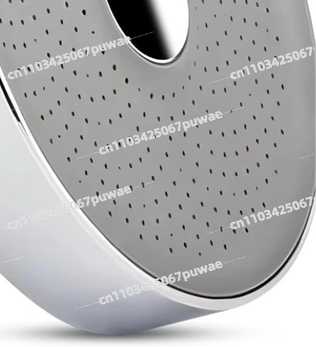 

ABS Plated 4 Inch Round Shower Head 20 Level Boost Filter Integrated High Pressure Bath Sprayer