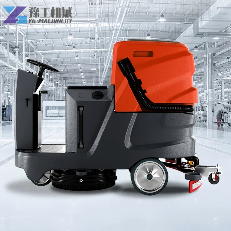 YG A22 Floor Scrubber Washing Machine 560/780MM 24V/500W 85L 180RPM 145BAR Floor Scrubber Drier With CE Certification