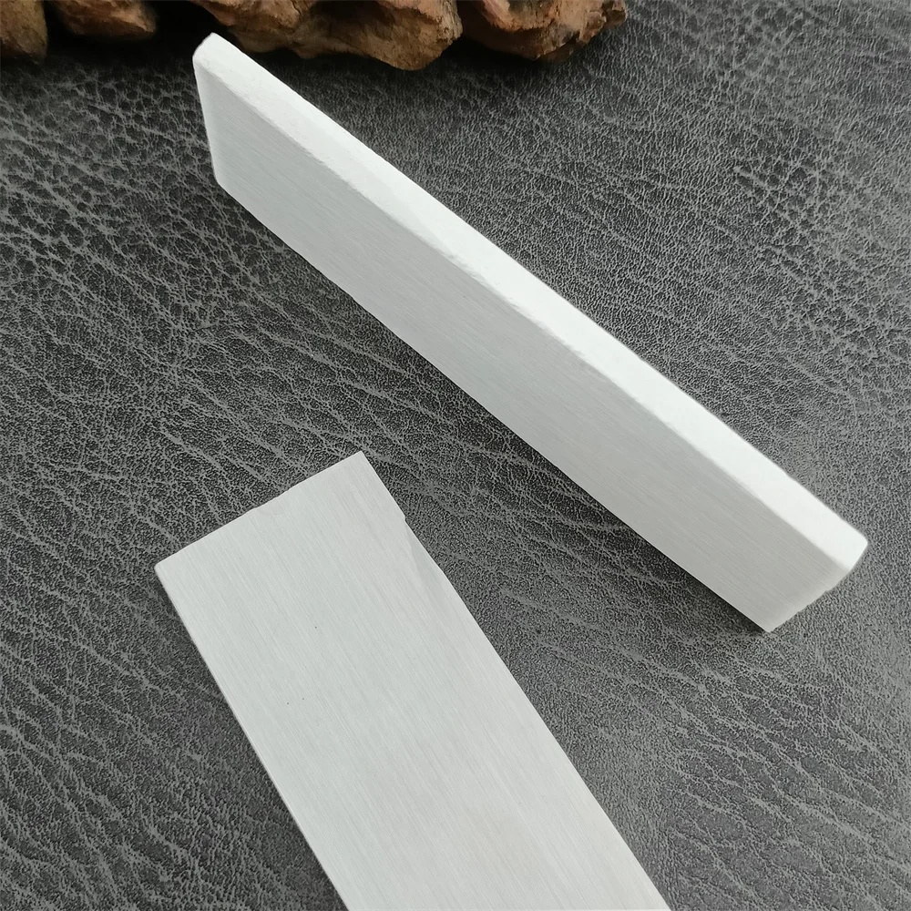 1 Piece Natural Cattle Bone Blank Scales, Original Craft Material for DIY Custom Knife and Tool Handle Accessories
