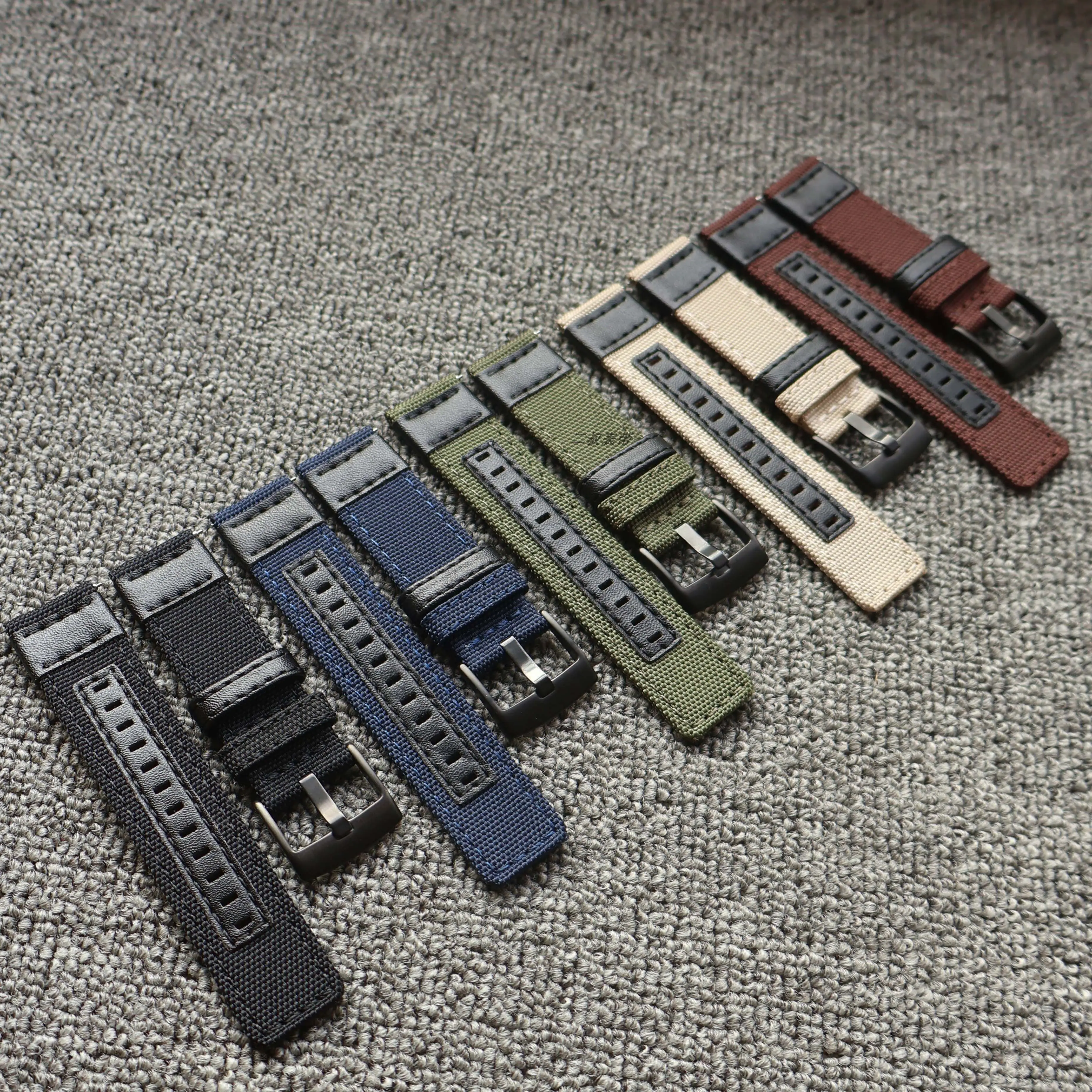 Strap 20 22mm nylon canvas watch strap men's and women's outdoor sports quick release strap