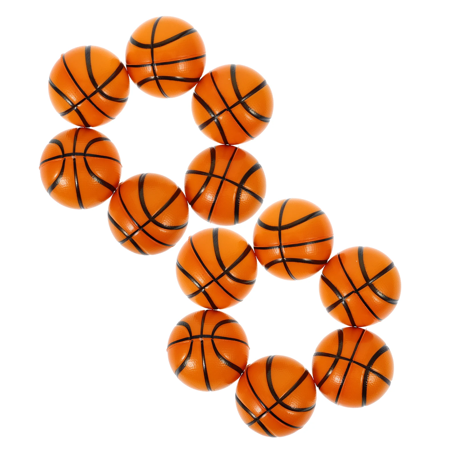 12 Pcs 농구 미니 피젯 장난감 크리 에이 티브 스퀴즈 장난감 스포츠 릴리스 스트레스 오렌지 재미 있은 스퀴즈 피젯 대량 어린이