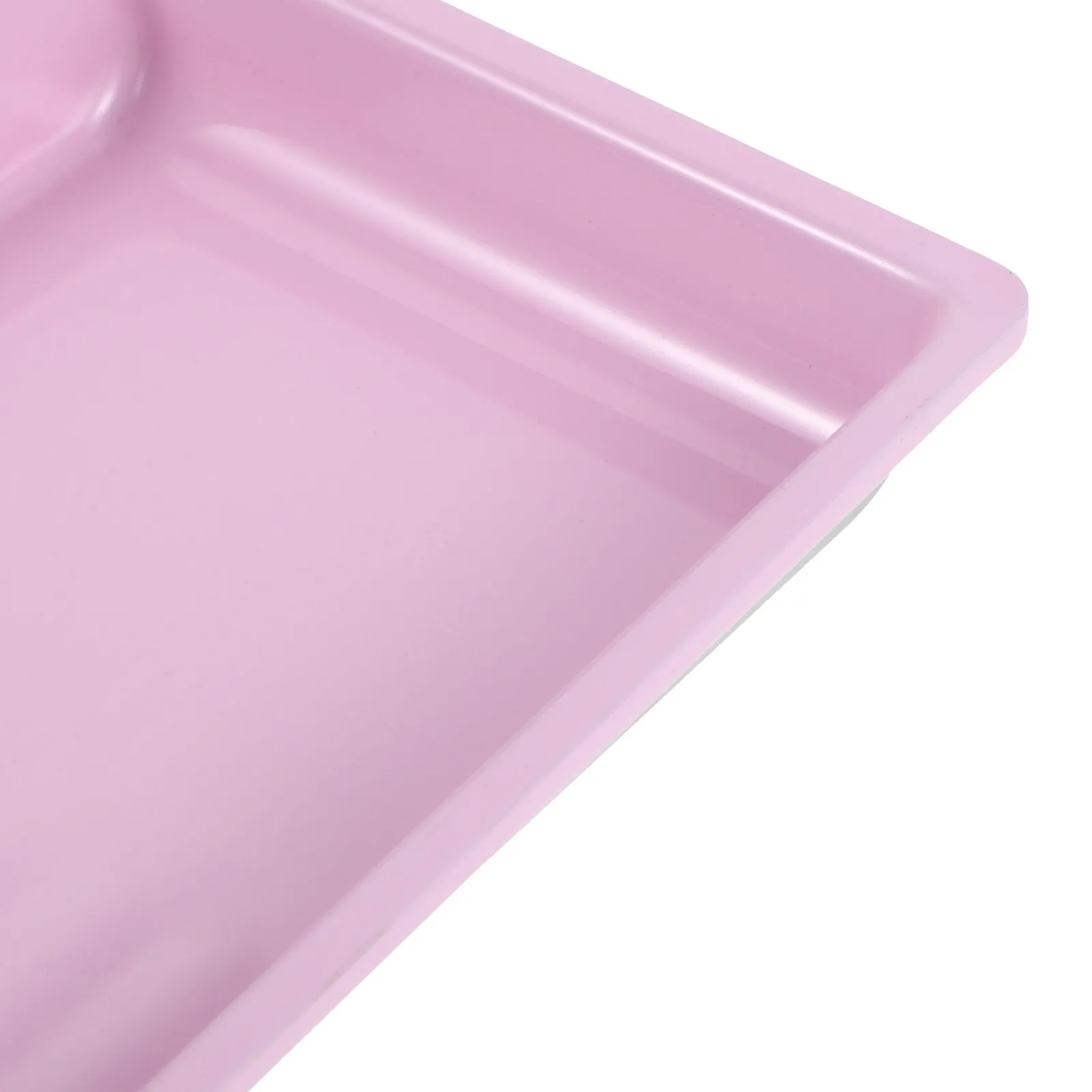 2Pcs Nail Art Disinfection Tray Portable Stainless Steel Manicure Tool Organizer Storage Plate Nail Art Tool Holder Jewelry