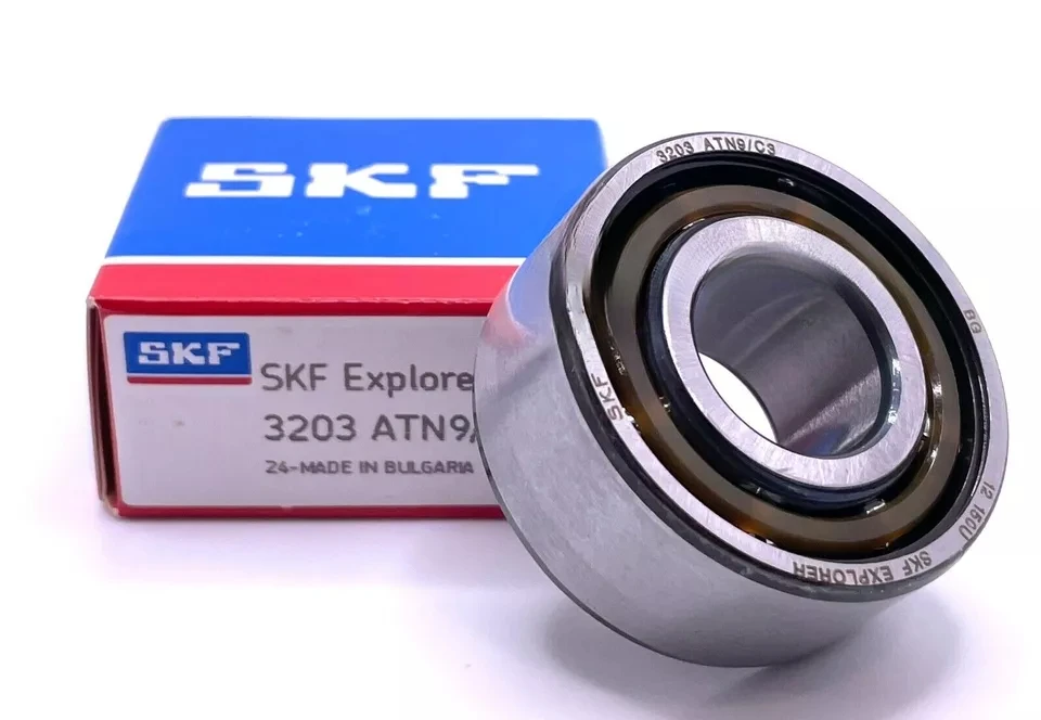 SKF 3203 ATN9 Double Row Angular Contact Bearing 17 x 40 x 0.6875