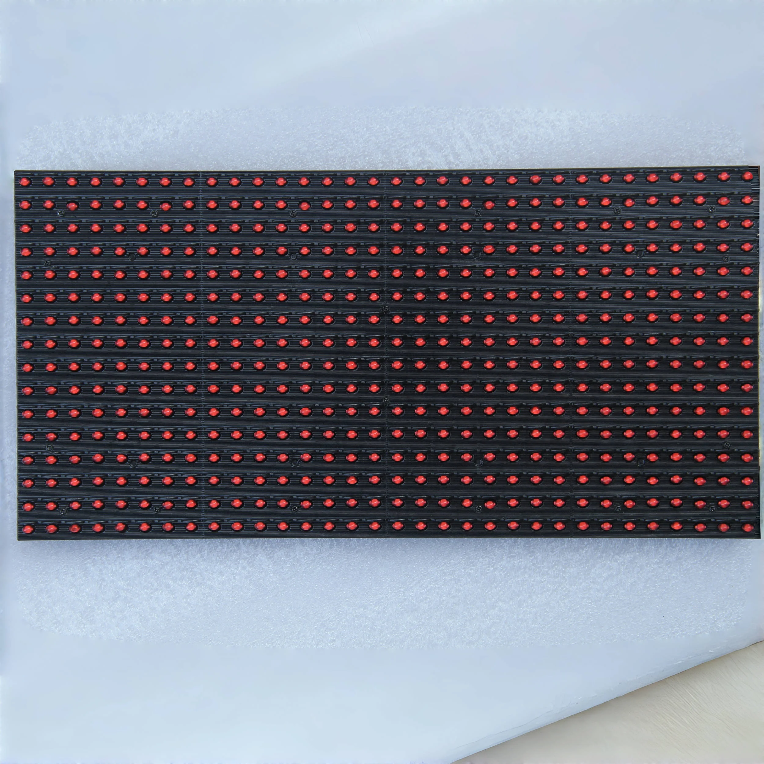 2 قطعة/الوحدة LED وحدة عرض P10 لوحة الرسومات DIP HUB12 واجهة واحدة عالية السطوع عرض اللون الأحمر لعلامة المعلومات