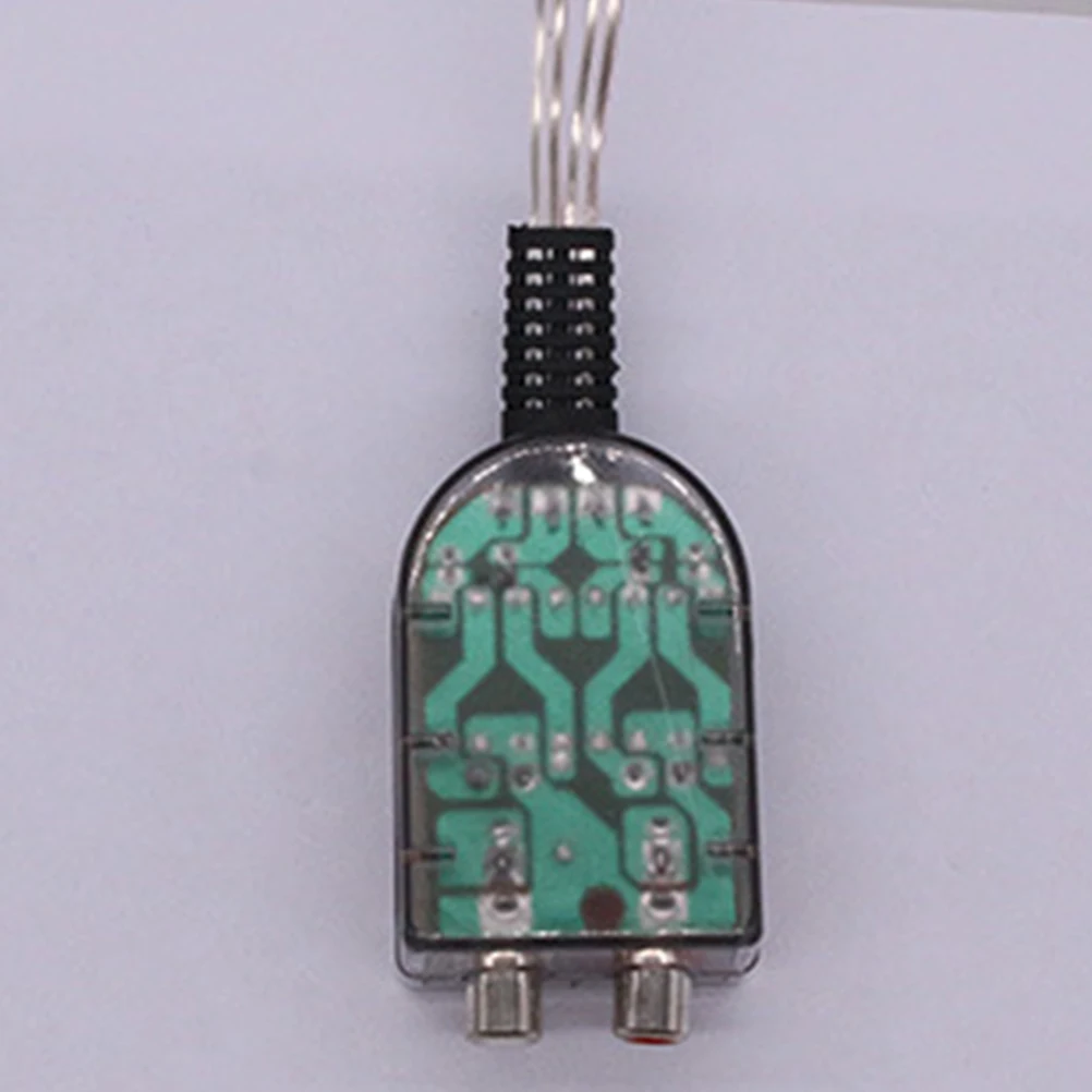 

2Pcs Car Audio Converter High Quality High to Low Converter for Car Power Amplifier Vehicle Speaker Level Adapter with Clear